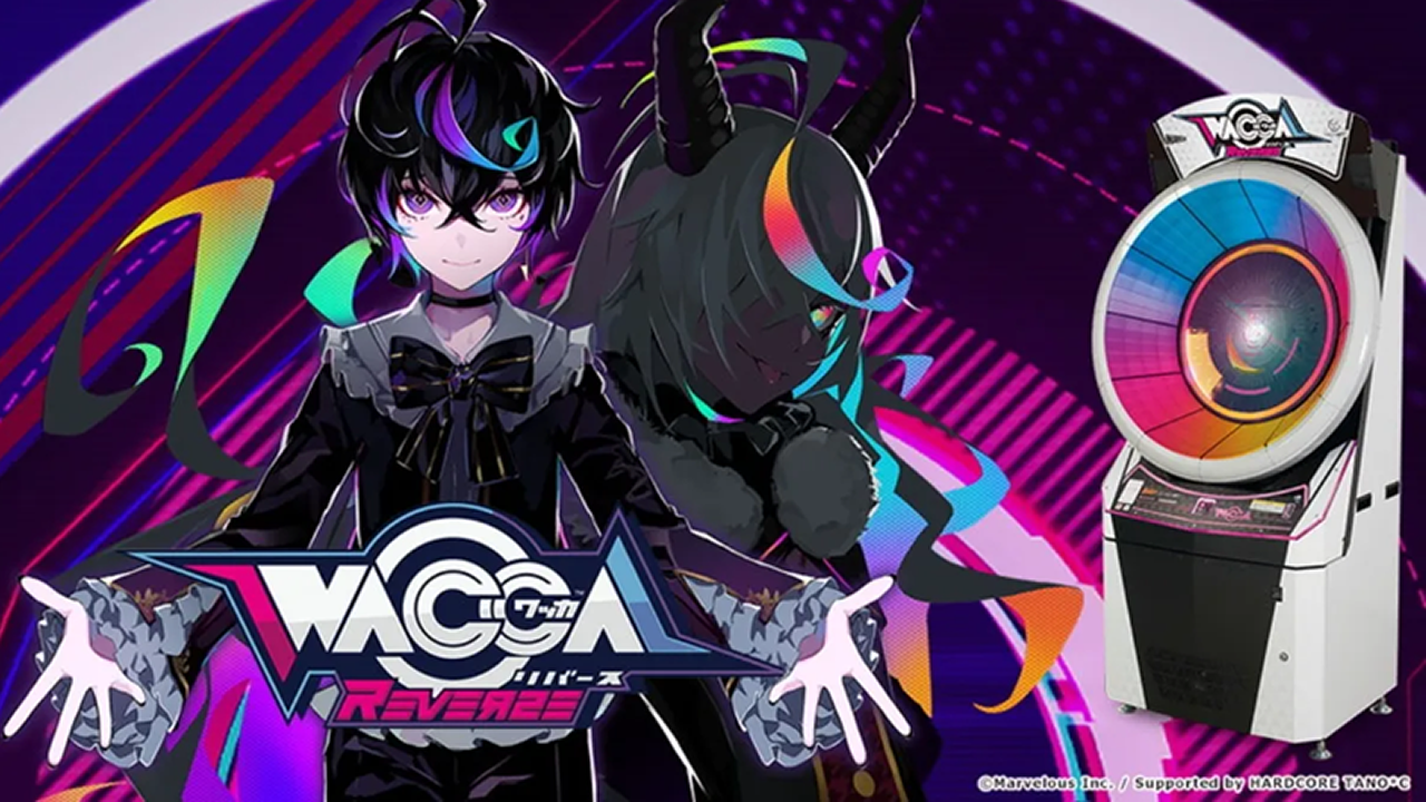WACCA Reverse arcade rhythm game cabinet